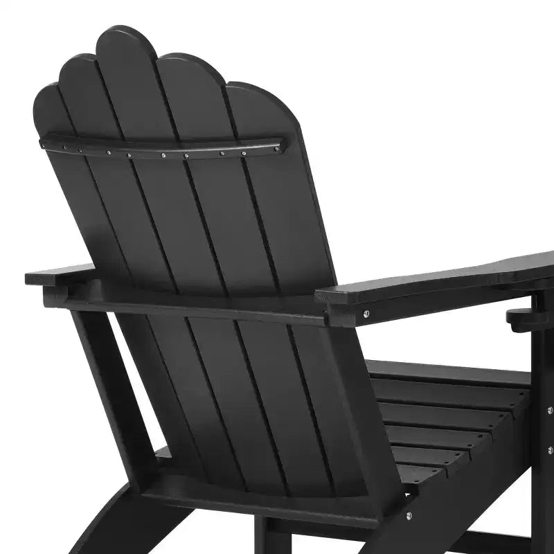 WestinTrends Sedie Adirondack da Esterno in HDPE Highland con Portabicchieri (Set da 8)