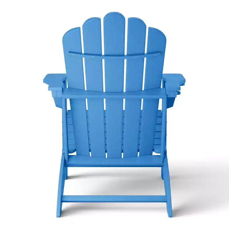 WestinTrends Sedie Adirondack da Esterno in HDPE Highland con Portabicchieri (Set da 8)