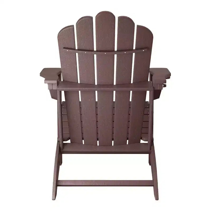 WestinTrends Sedie Adirondack da Esterno in HDPE Highland con Portabicchieri (Set da 8)