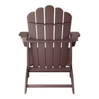 WestinTrends Sedie Adirondack da Esterno in HDPE Highland con Portabicchieri (Set da 8)
