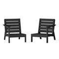WestinTrends Avalon Outdoor Patio HDPE Deep Seating Sectional Loveseat