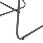 GDFStudio Miriam Outdoor Iron and Rope Weave Club Chairs (Set of 2), Black