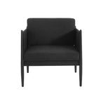 GDFStudio Elowen Outdoor Aluminum Club Chairs with Pencil Legs (Set of 2), Black
