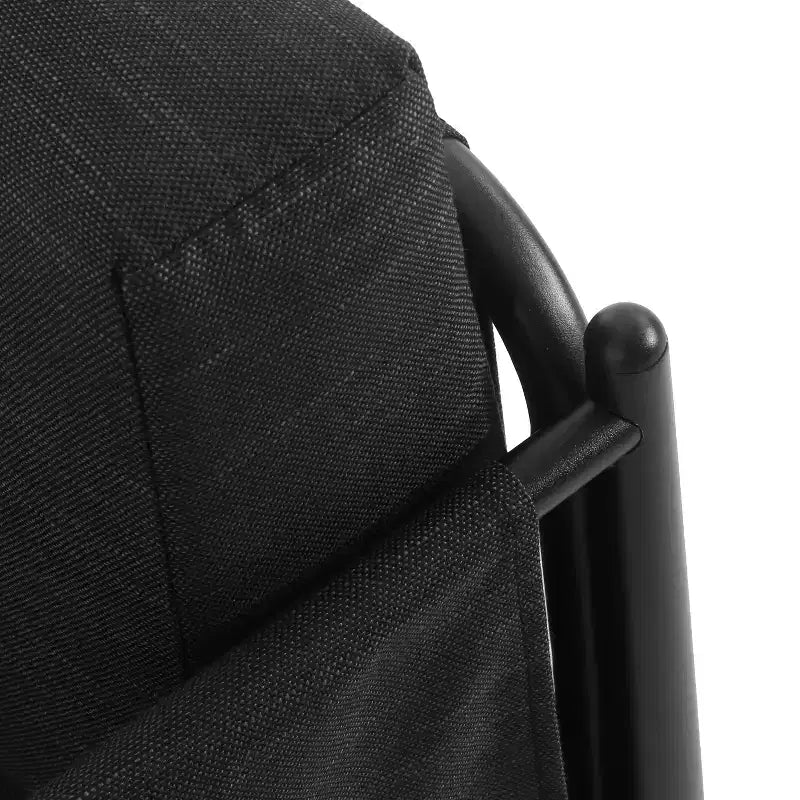 GDFStudio Elowen Outdoor Aluminum Club Chairs with Pencil Legs (Set of 2), Black