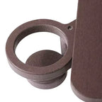 WestinTrends Highland Set di 4 sedie Adirondack da esterno in HDPE con poggiapiedi e portabicchieri