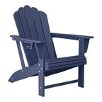 WestinTrends Highland Set di 4 sedie Adirondack da esterno in HDPE con poggiapiedi e portabicchieri