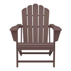 WestinTrends Highland 4-Piece Adirondack Chairs with Cup Holders and Table Set