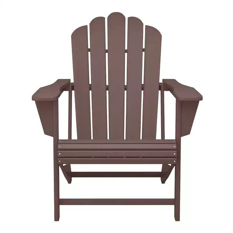 WestinTrends Highland Set di 3 Sedie Adirondack con Portabicchieri e Tavolino da Caffè