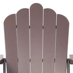 WestinTrends Highland Set di 3 Sedie Adirondack con Portabicchieri e Tavolino da Caffè