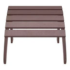 WestinTrends Highland Set da 12 Pezzi Tavolo da Conversazione per Esterni in HDPE e Sedie Adirondack