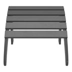 WestinTrends Highland Set da 12 Pezzi Tavolo da Conversazione per Esterni in HDPE e Sedie Adirondack