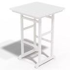 Hyleory Set da Bar 3 Pezzi in HDPE con Sgabelli Bar Adirondack - Mobili da Esterno Durevoli per un Intrattenimento di Stile