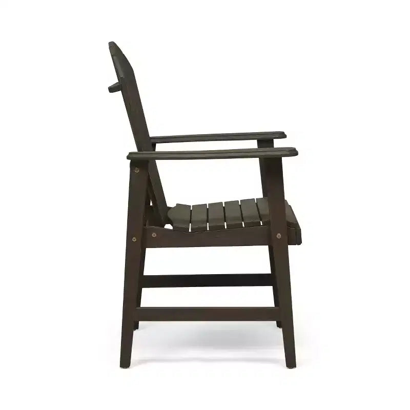 Christopher Knight Home Malibu Outdoor Acacia Wood Adirondack Dining Chairs (Set of 2)
