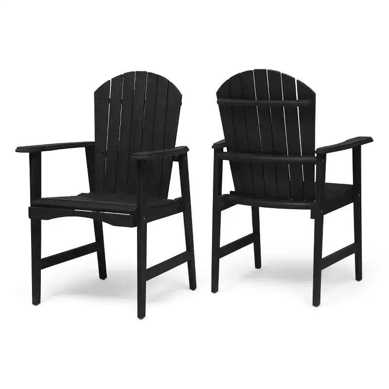 Christopher Knight Home Malibu Outdoor Acacia Wood Adirondack Dining Chairs (Set of 2)