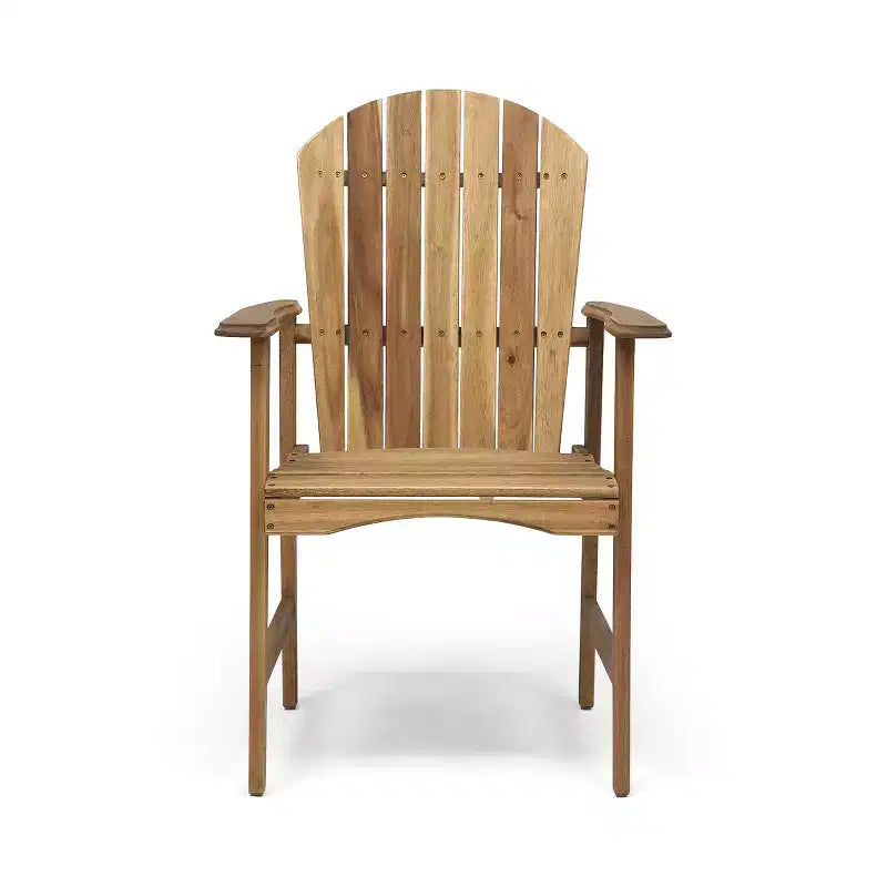 Christopher Knight Home Malibu Outdoor Acacia Wood Adirondack Dining Chairs (Set of 2)