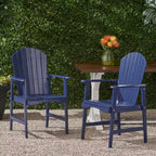 Christopher Knight Home Malibu Outdoor Acacia Wood Adirondack Dining Chairs (Set of 2)