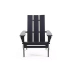 GDFStudio Gurekam Outdoor Acacia Wood Folding High Back Adirondack Chair