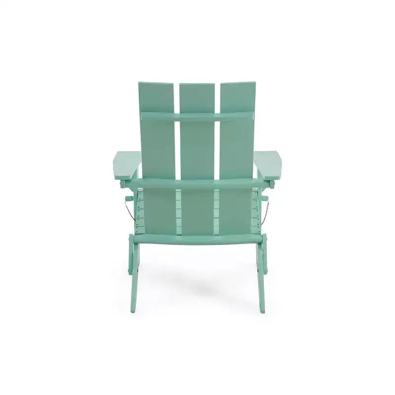 GDFStudio Gurekam Outdoor Acacia Wood Folding High Back Adirondack Chair