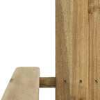 GDFStudio Gurekam Outdoor Acacia Wood Folding High Back Adirondack Chair