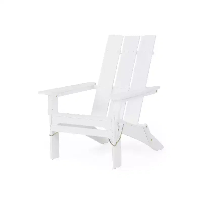 Sedia pieghevole Adirondack alta da esterno GDFStudio Gurekam in legno di acacia