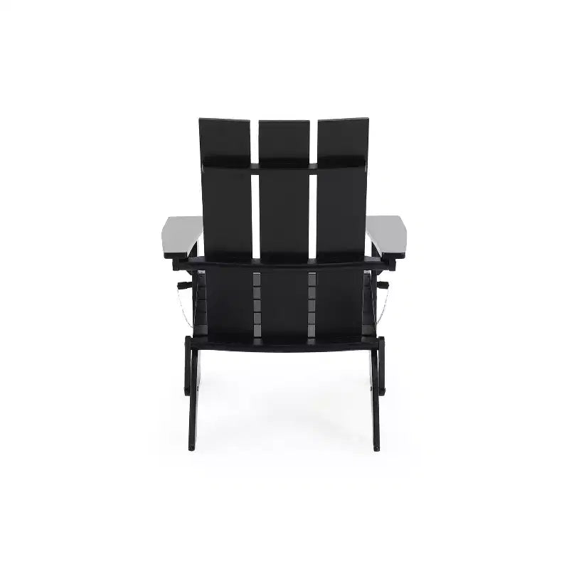 GDFStudio Gurekam Outdoor Acacia Wood Folding High Back Adirondack Chair (Set of 2)
