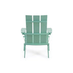 GDFStudio Gurekam Outdoor Acacia Wood Folding High Back Adirondack Chair (Set of 2)