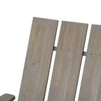 GDFStudio Gurekam Outdoor Acacia Wood Folding High Back Adirondack Chair (Set of 2)