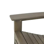 GDFStudio Gurekam Outdoor Acacia Wood Folding High Back Adirondack Chair (Set of 2)