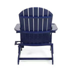 Christopher Knight Home Kandyce Sedia Adirondack Pieghevole da Esterno in Legno di Acacia con Portabicchieri