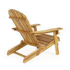 Christopher Knight Home Kandyce Sedia Adirondack Pieghevole da Esterno in Legno di Acacia con Portabicchieri
