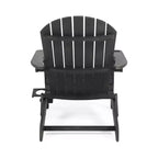 Christopher Knight Home Kandyce Sedia pieghevole Adirondack da esterno in legno di acacia con portabicchieri (set da 2)