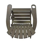 Christopher Knight Home Kandyce Sedia pieghevole Adirondack da esterno in legno di acacia con portabicchieri (set da 2)