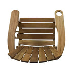 Christopher Knight Home Kandyce Sedia pieghevole Adirondack da esterno in legno di acacia con portabicchieri (set da 2)