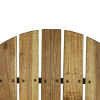 Christopher Knight Home Kandyce Sedia pieghevole Adirondack da esterno in legno di acacia con portabicchieri (set da 2)