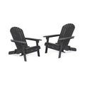 Christopher Knight Home Kandyce Sedia pieghevole Adirondack da esterno in legno di acacia con portabicchieri (set da 2)