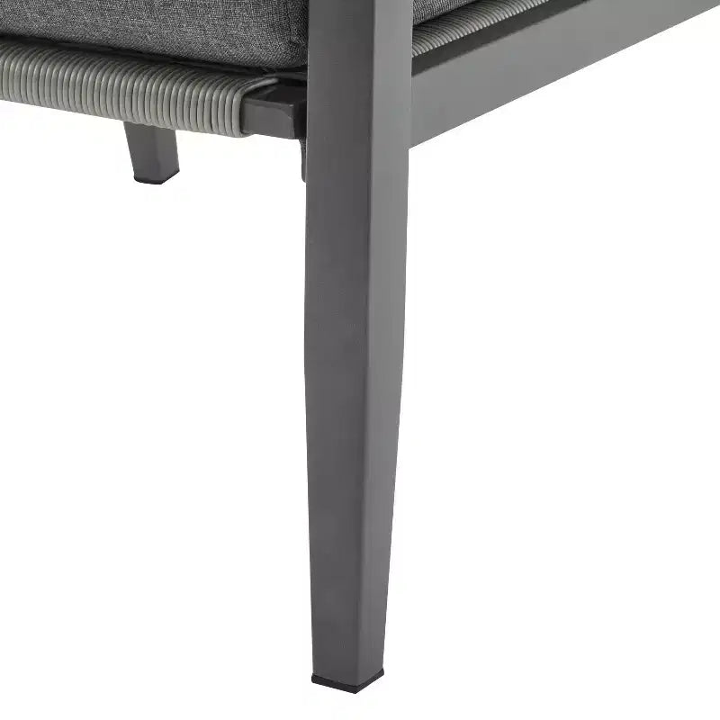 Christopher Knight Home Riley Outdoor Rope and Aluminum Upholstered Club Chair (Set of 2)