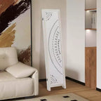 Costway 66 Divisorio per ambienti a 4 pannelli Boho con motivo intagliato e struttura in legno massello Cerniere a 360°