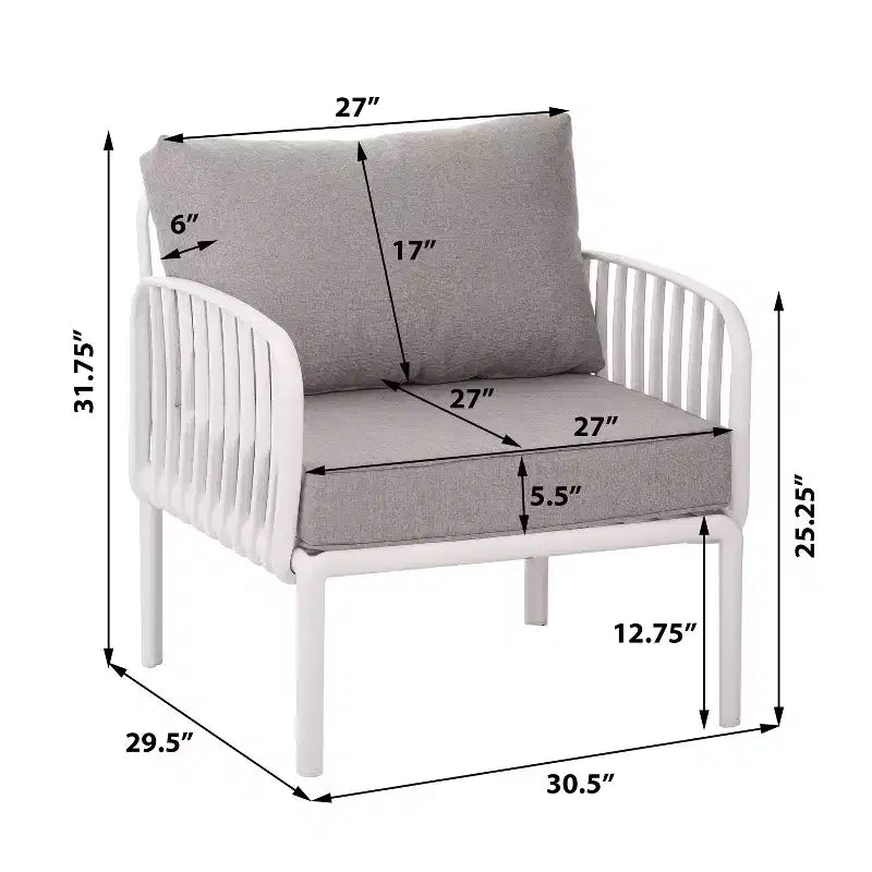 Christopher Knight Home Hester Outdoor Polypropylene Upholstered Club Chair (Set of 2)