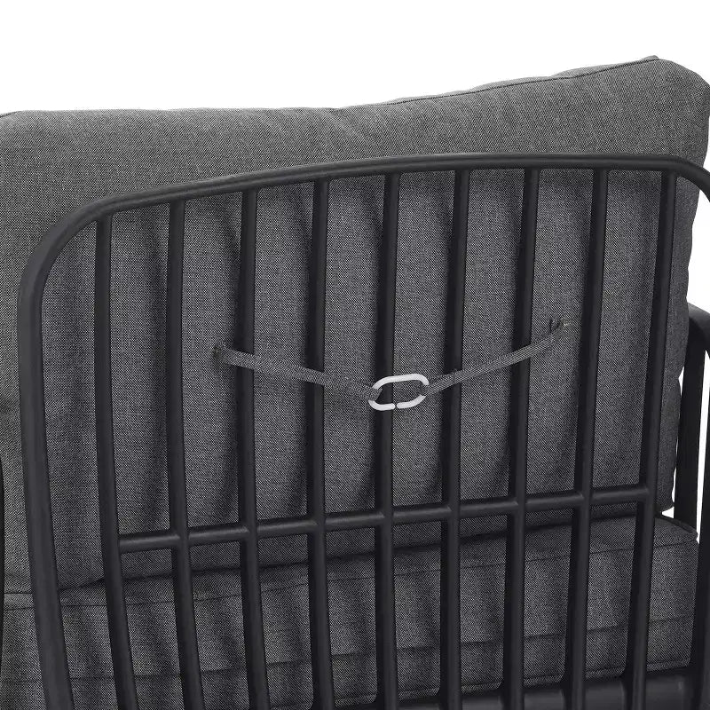 Christopher Knight Home Hester Outdoor Polypropylene Upholstered Club Chair (Set of 2)