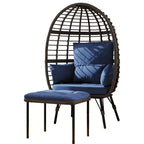 UPTIOT Wicker Outdoor Lounge Chair with Cushions
