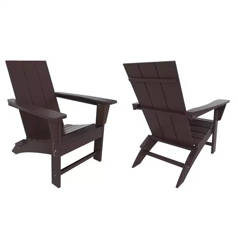 WestinTrends Ashore Sedia Pieghevole Adirondack in HDPE (Set da 2)