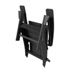 WestinTrends Ashore Sedia Pieghevole Adirondack in HDPE (Set da 2)