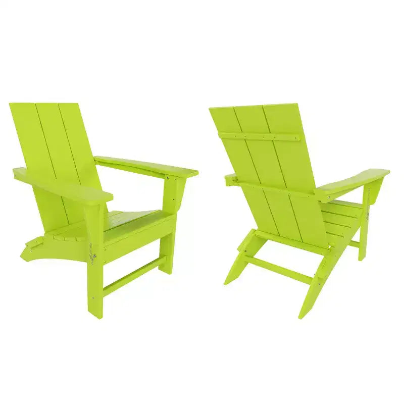WestinTrends Ashore Sedia Pieghevole Adirondack in HDPE (Set da 2)