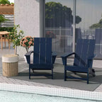 WestinTrends Ashore Sedia Pieghevole Adirondack in HDPE (Set da 2)