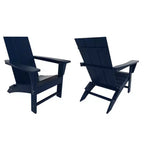 WestinTrends Ashore Sedia Pieghevole Adirondack in HDPE (Set da 2)