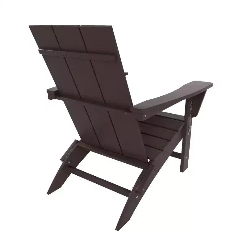WestinTrends Ashore HDPE Folding Adirondack Chair (Set of 4)