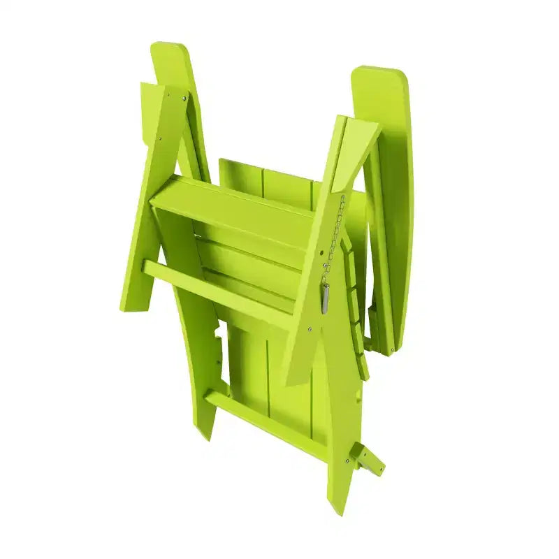 WestinTrends Ashore HDPE Folding Adirondack Chair (Set of 4)