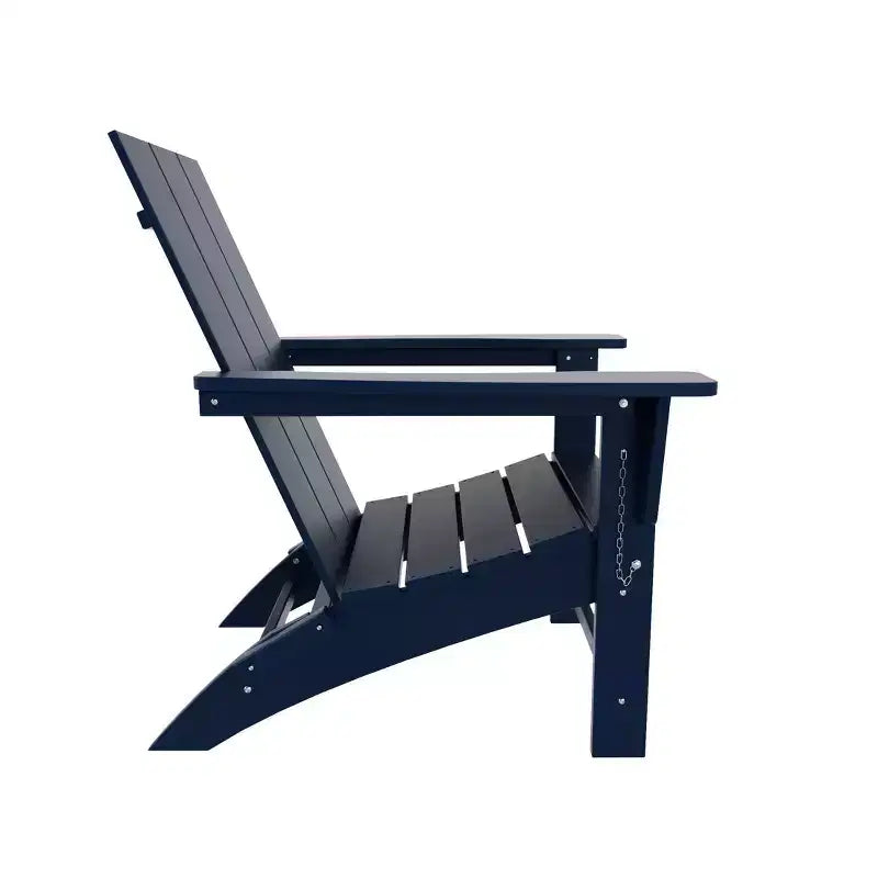 WestinTrends Ashore HDPE Folding Adirondack Chair (Set of 4)