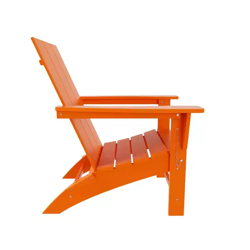 WestinTrends Ashore HDPE Folding Adirondack Chair (Set of 4)