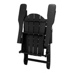 WestinTrends Malibu Sedia Adirondack Pieghevole da Esterni in Polietilene (Set di 8)